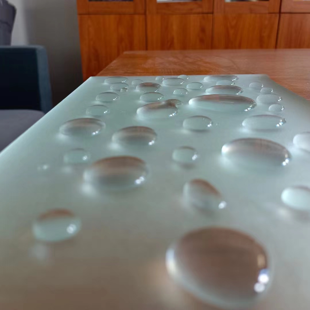 上海磨砂玻璃防指纹自洁纳米